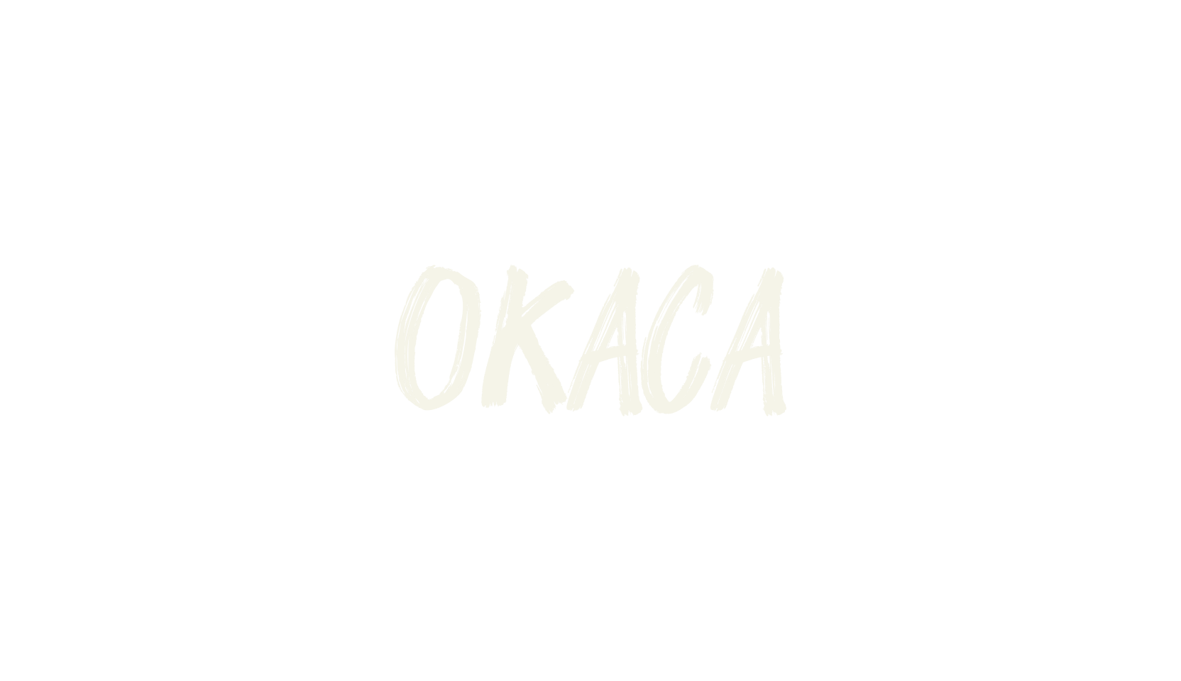Okaca, paintbrush font preview