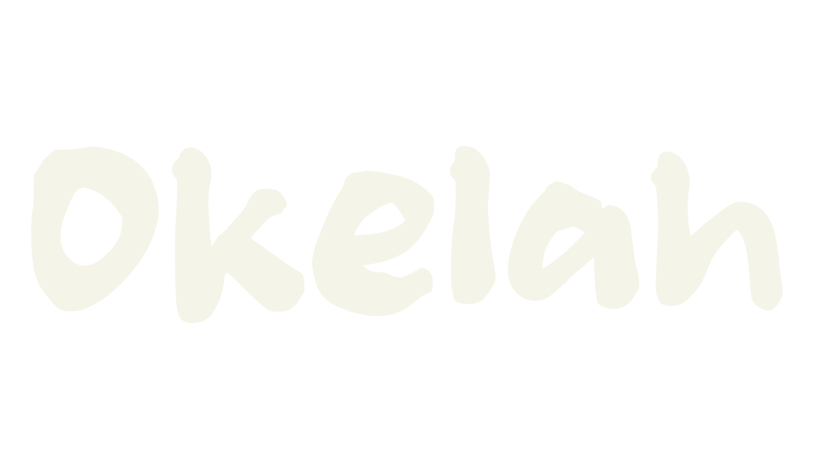 Okelah, lettering font preview