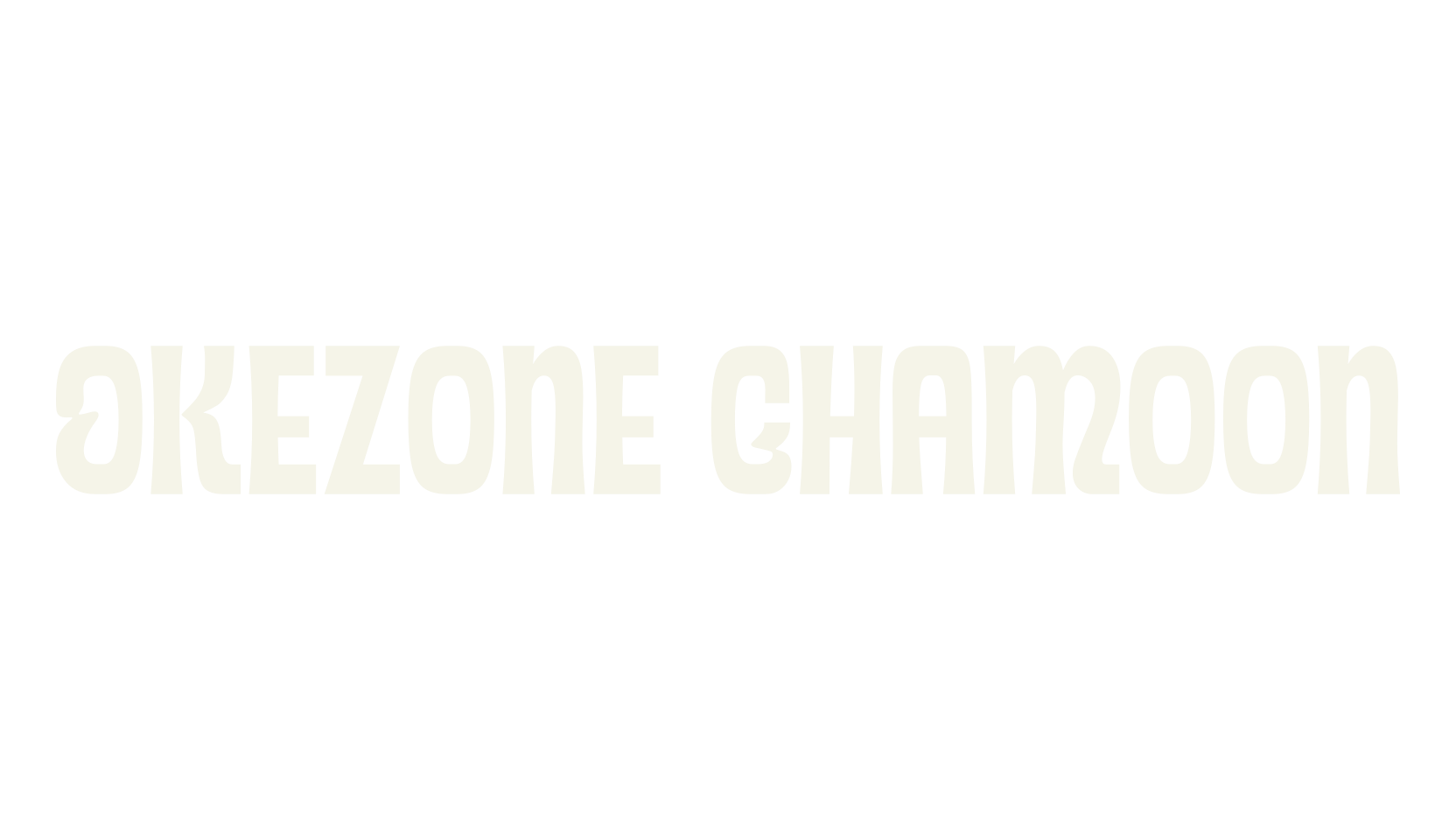 Okezone Chamoon, display market font preview