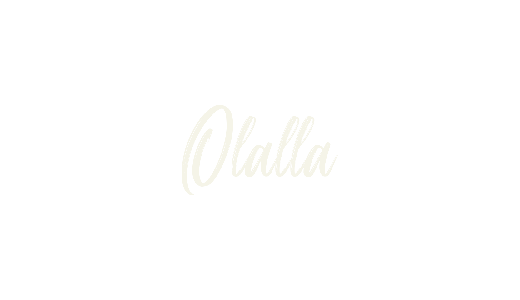 Olalla, fashion script font preview