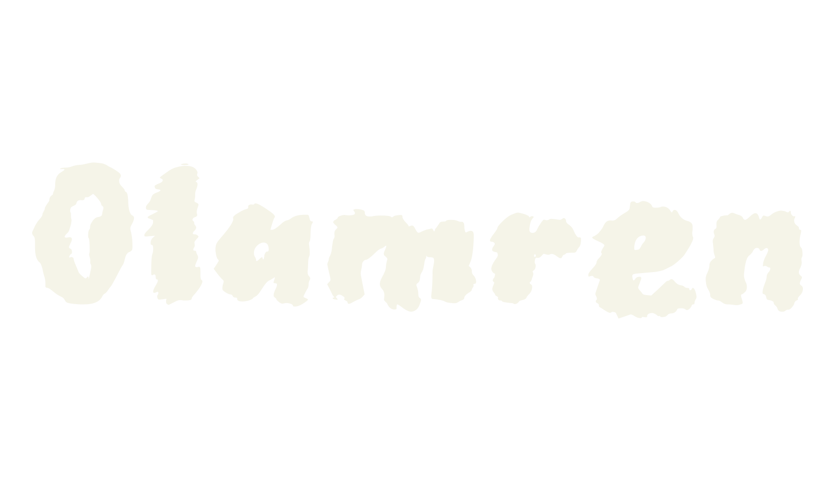 Olamren, cool font preview