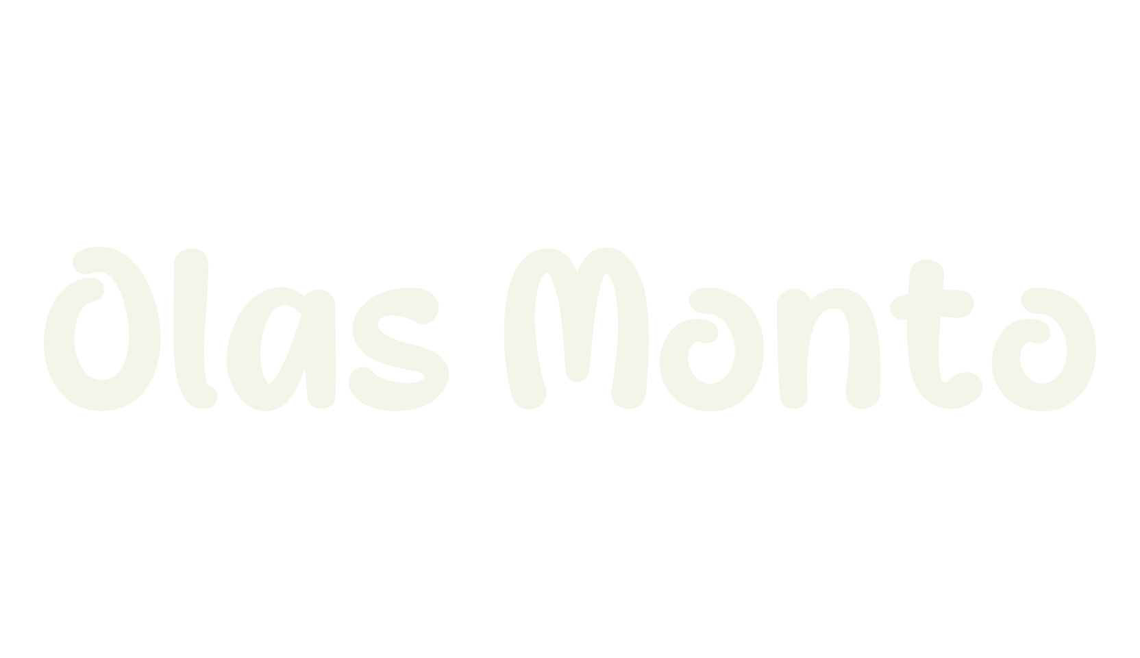 Olas Monto, cute font preview
