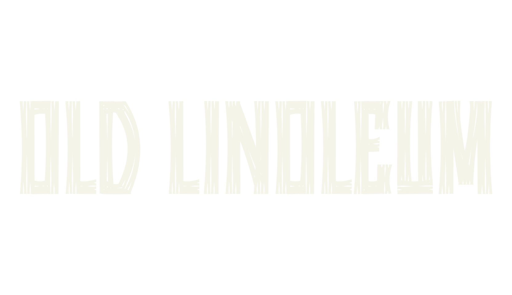Old Linoleum, instagram font preview