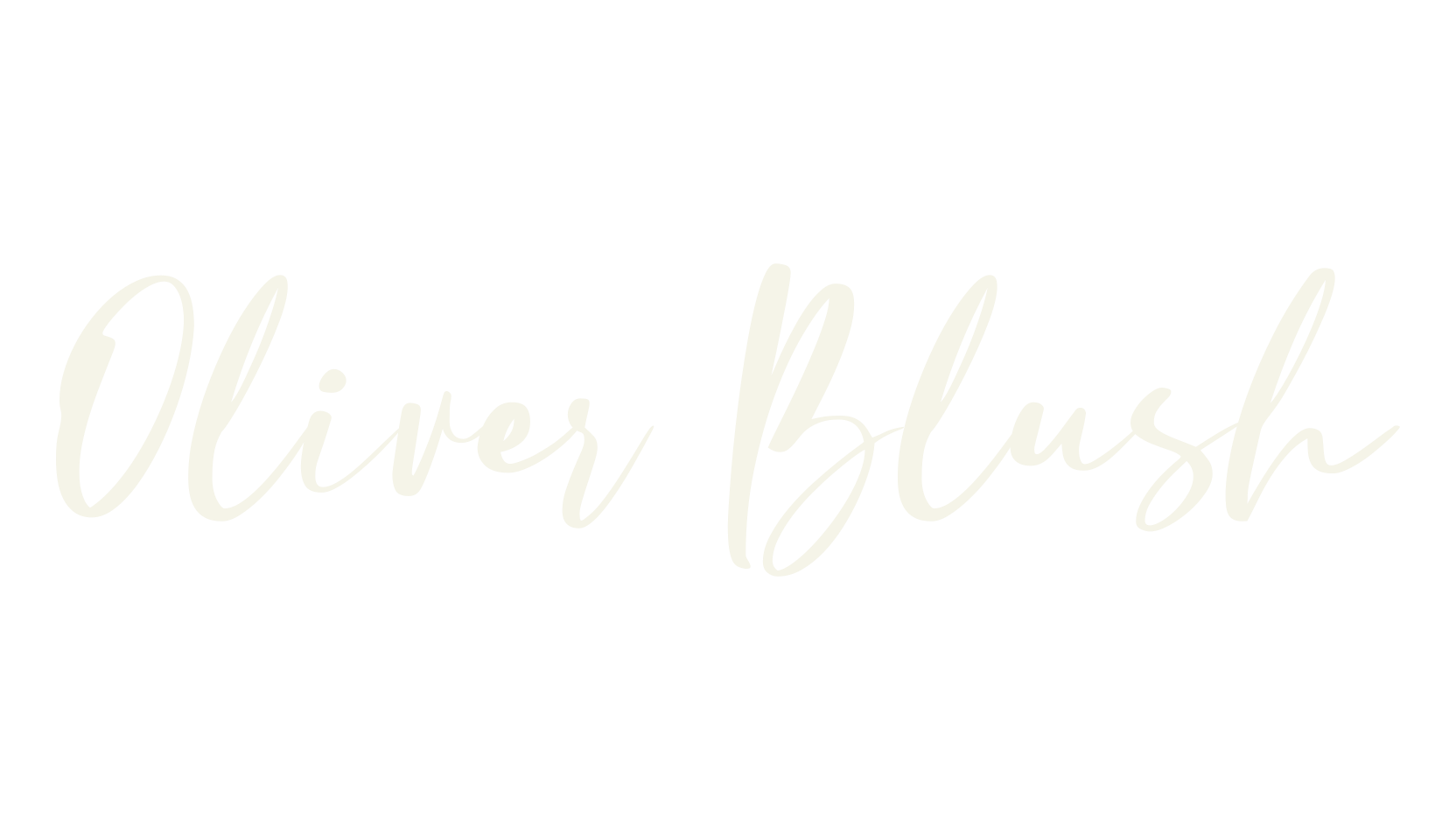 Oliver Blush, pretty font preview
