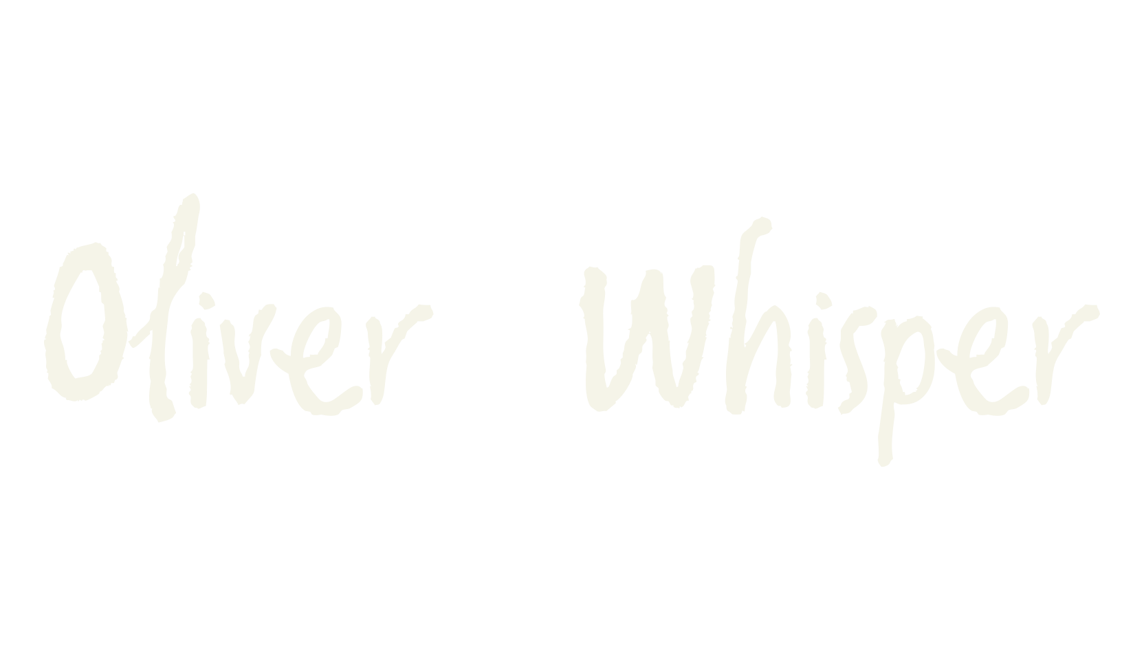 Oliver Whisper, handwritten font preview