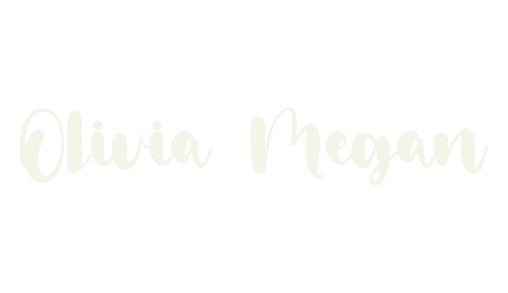 Olivia Megan, bold font preview