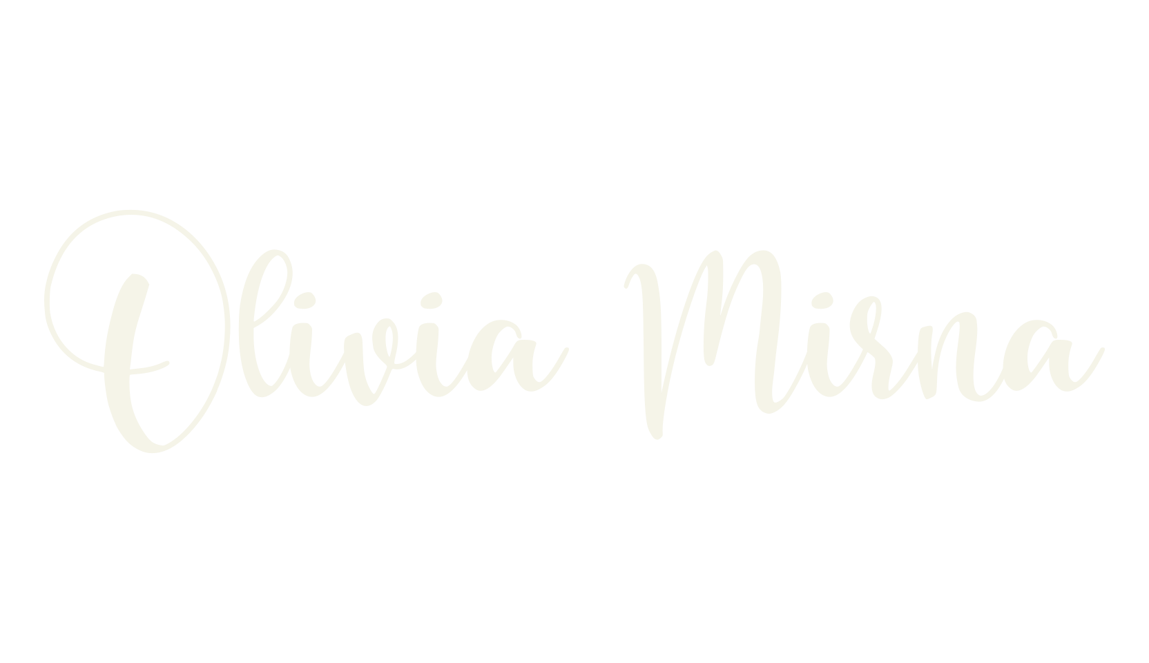 Olivia Mirna, wedding font preview