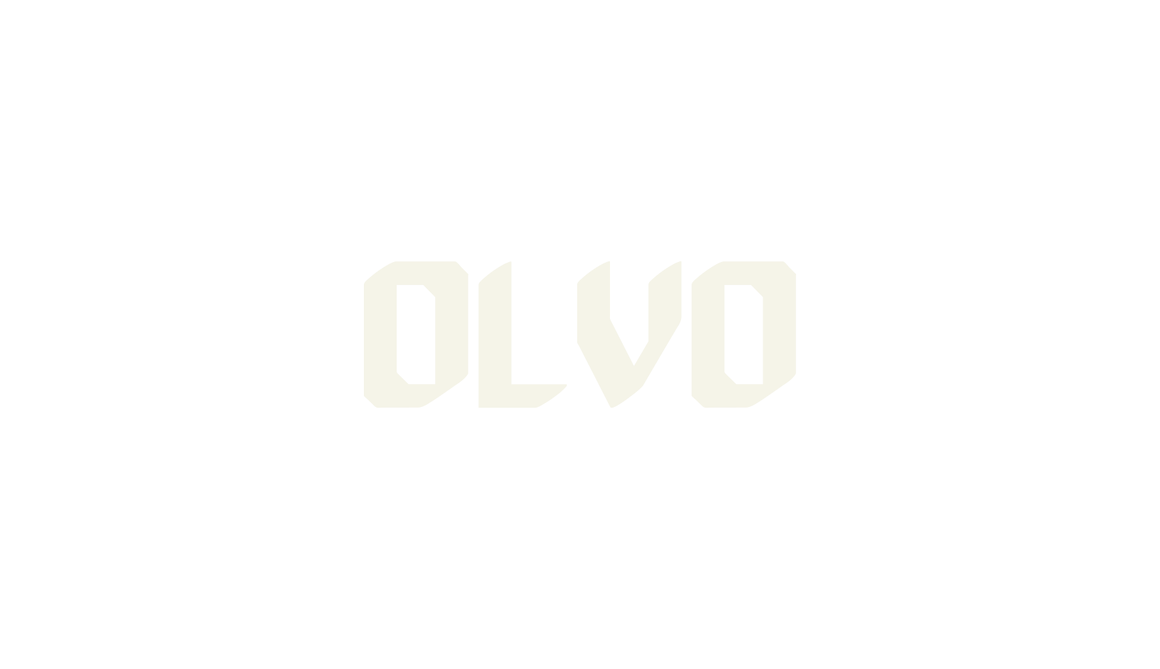 OLVO, album cover font preview