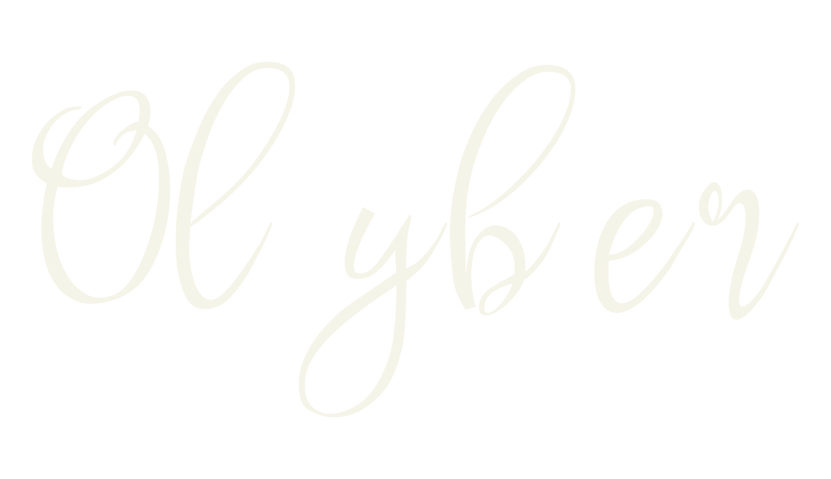 Olyber, display font preview