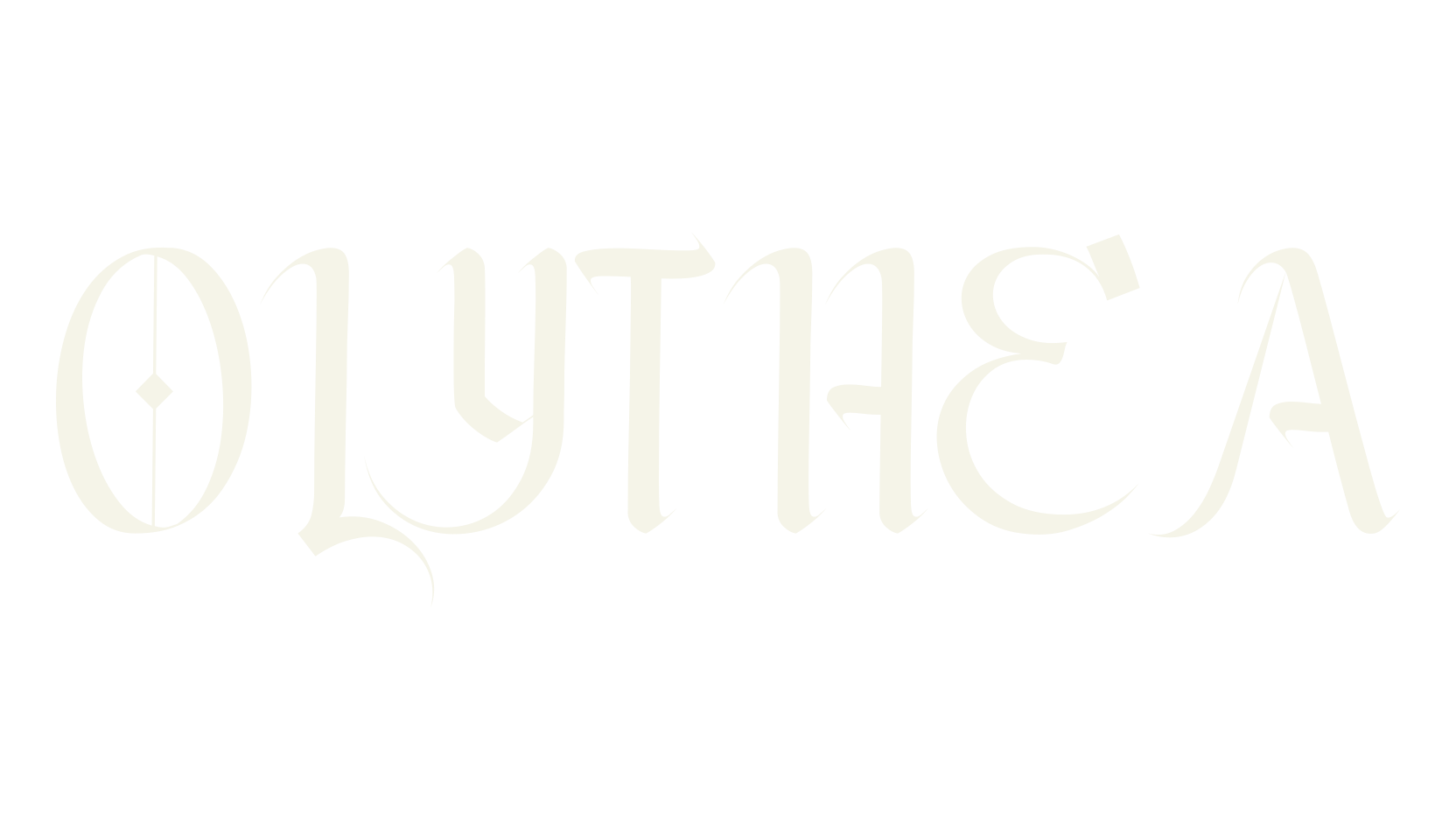 OLYTHEA, tattoo font preview