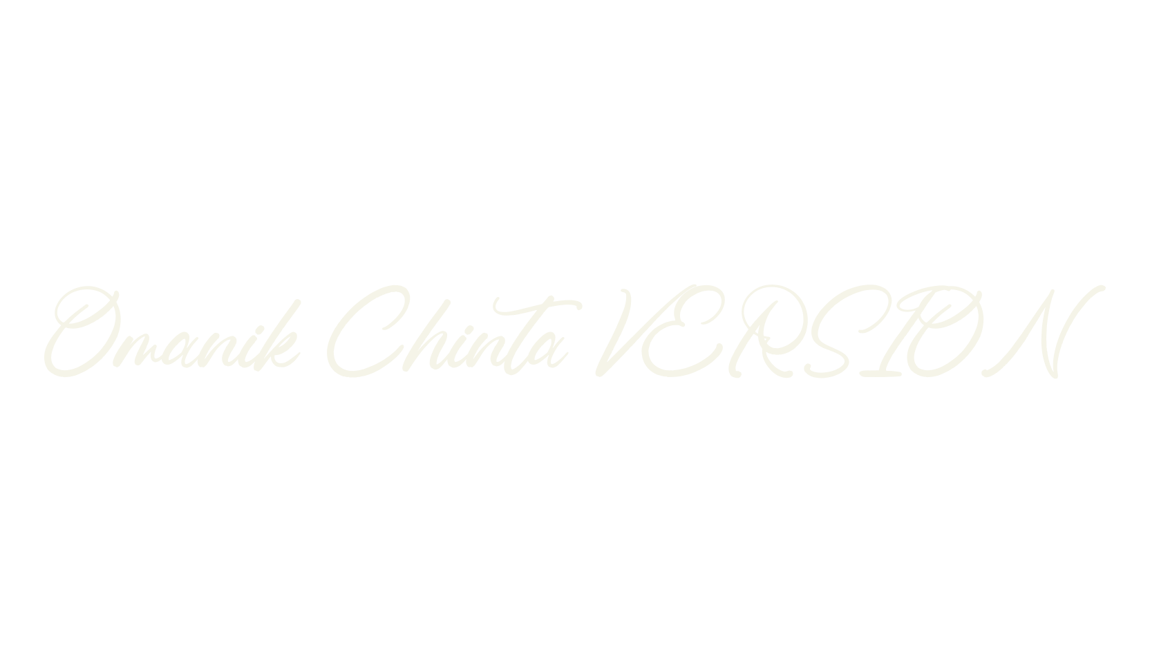 Omanik Chinta VERSION, script font preview