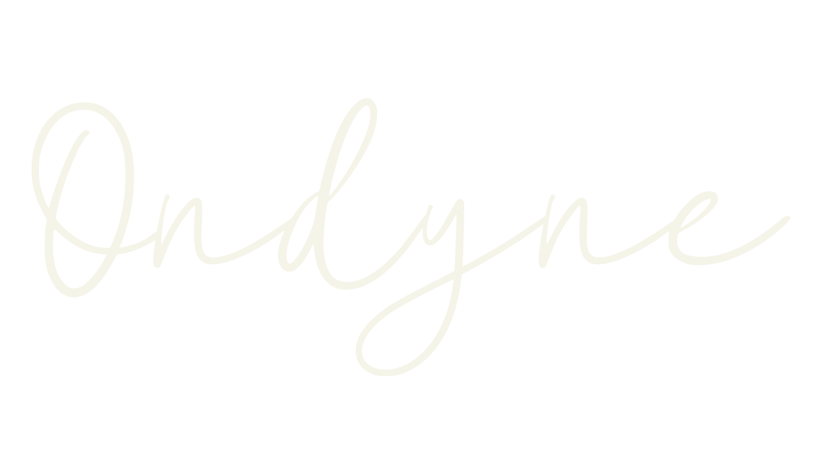 Ondyne, handwritten font preview