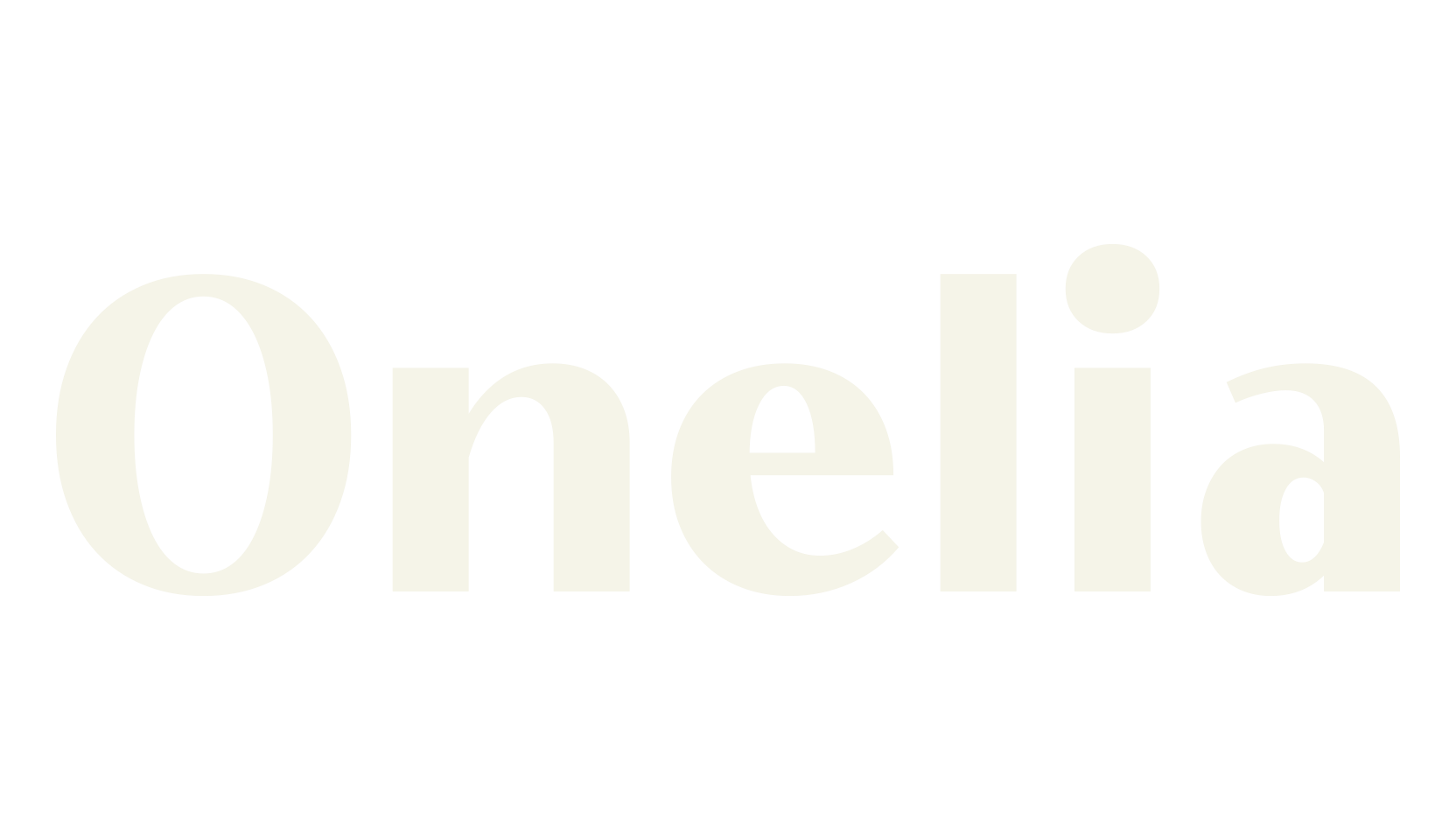 Onelia, sans serif font preview