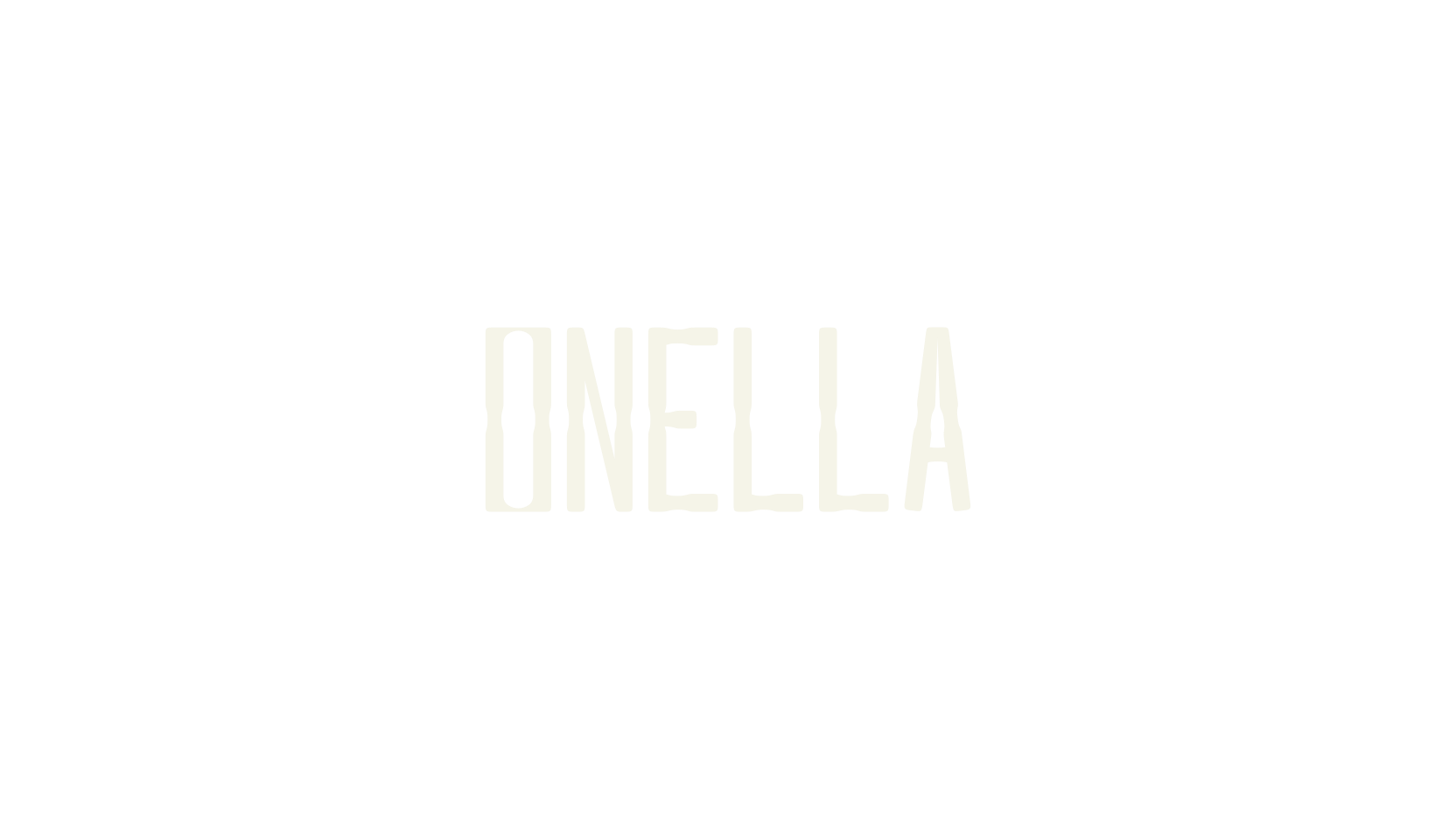Onella, sans serif font preview