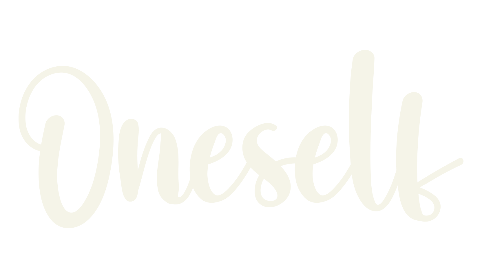 Oneself, calligraphy font preview
