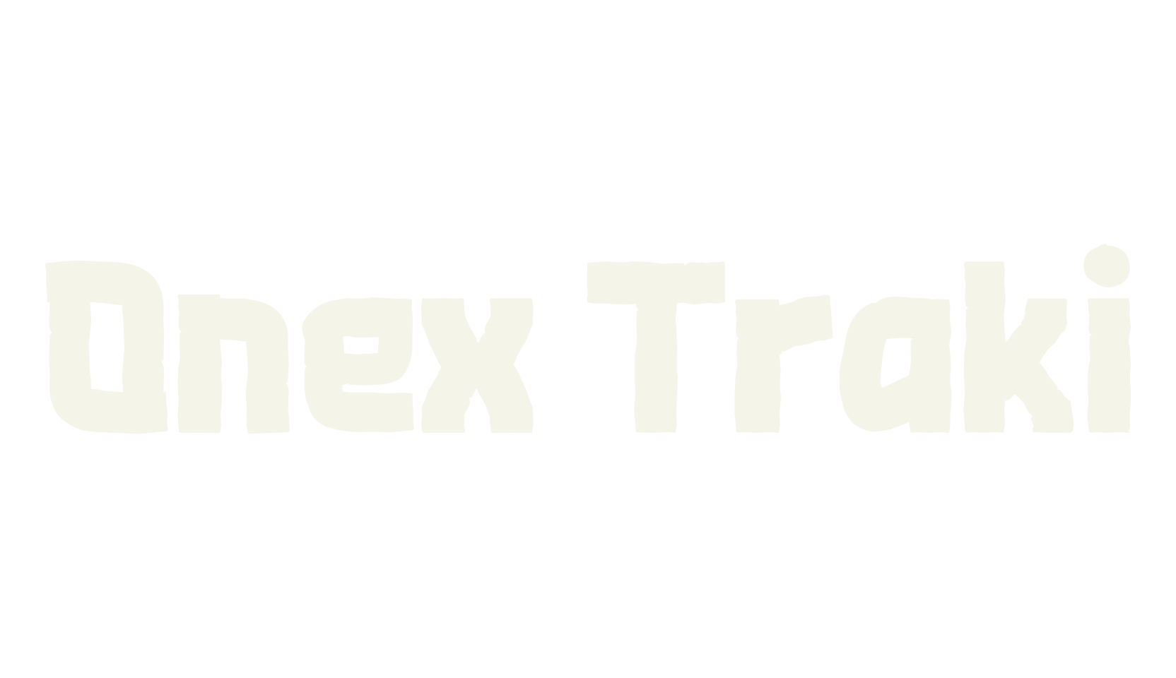 Onex Traki, decorative font preview