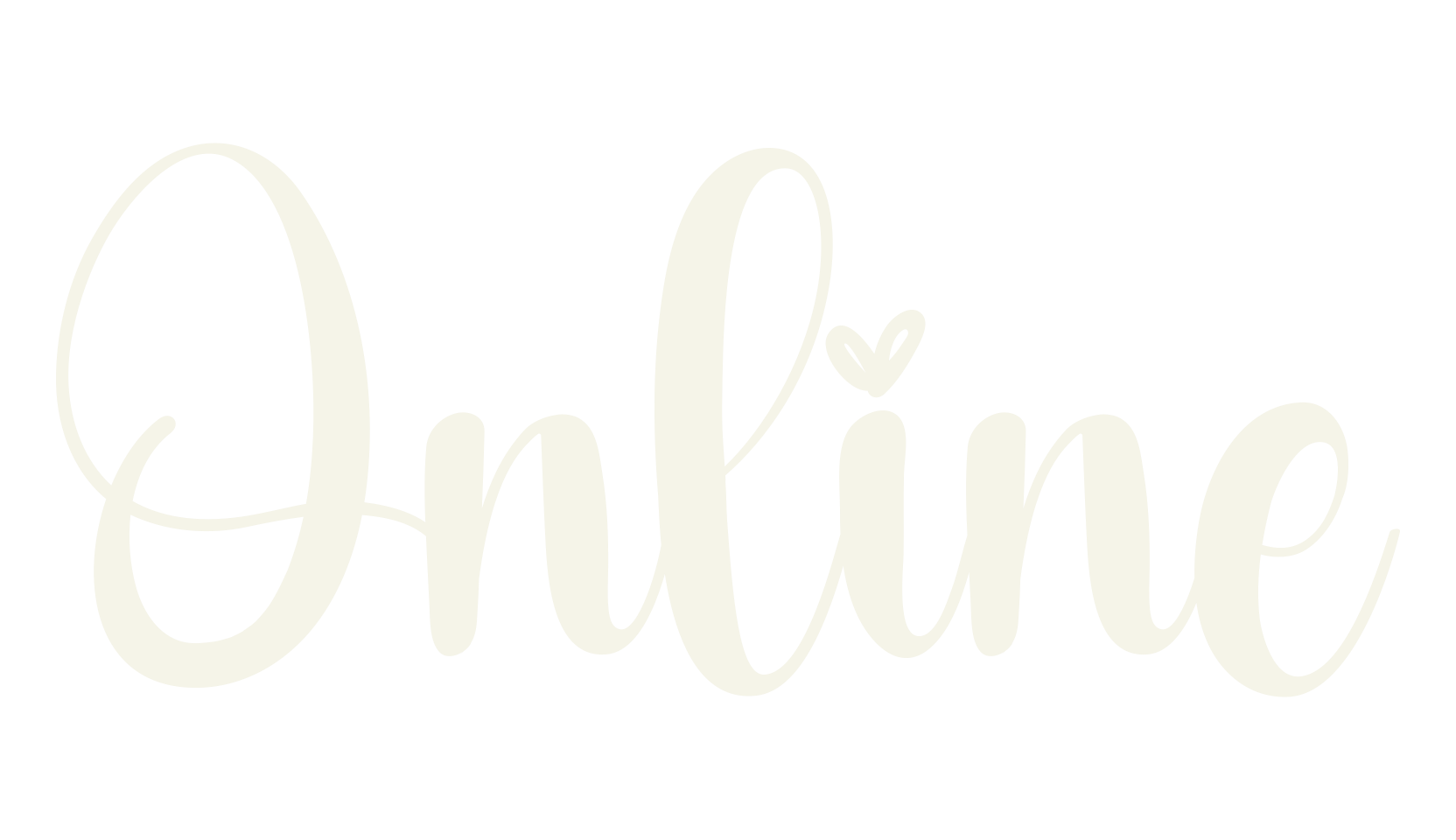 Online, fashion script font preview