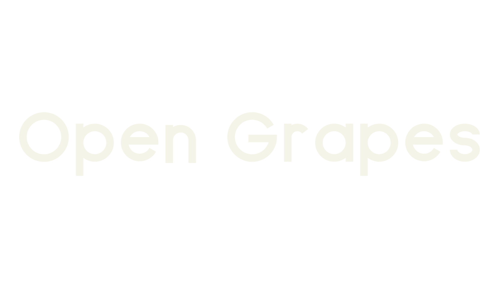 Open Grapes, basic font preview
