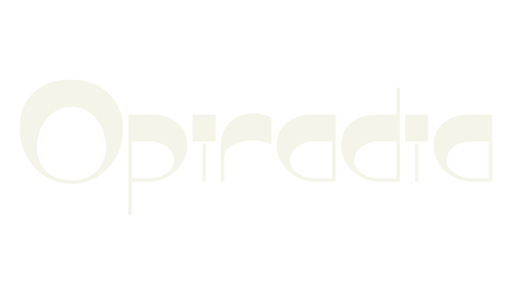 Opiradia, modern font preview