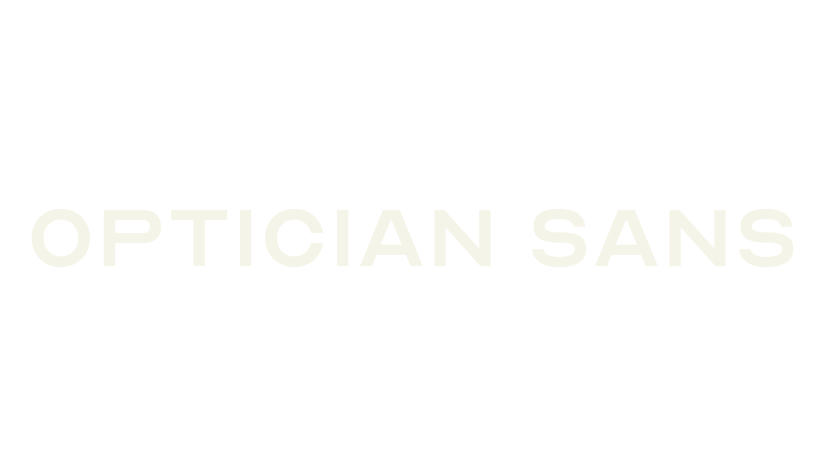 Optician Sans, sloan font preview