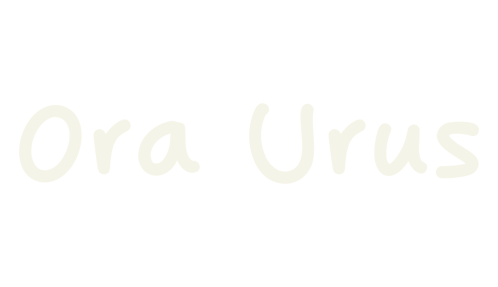 Ora Urus, handwritten font preview