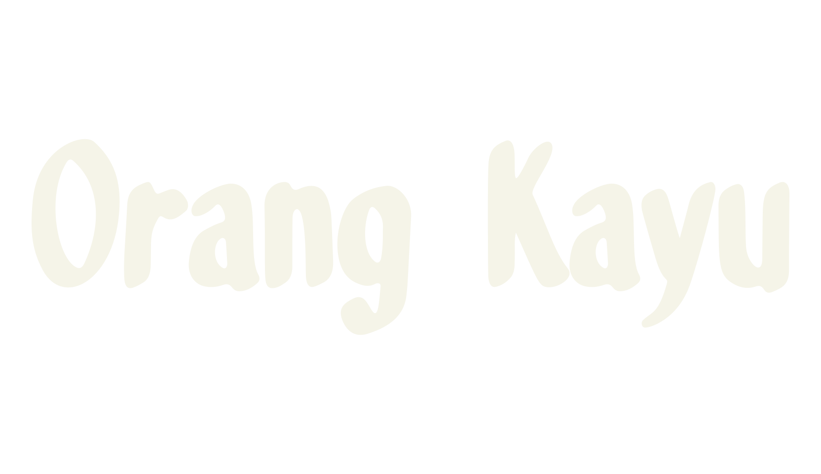 Orang Kayu, movies font preview