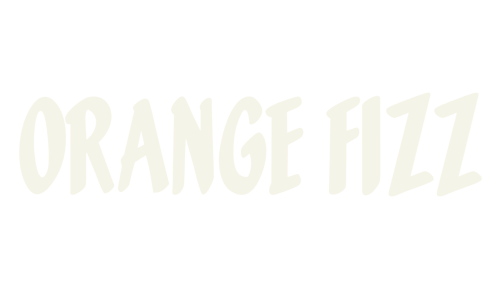 Orange Fizz, display market font preview