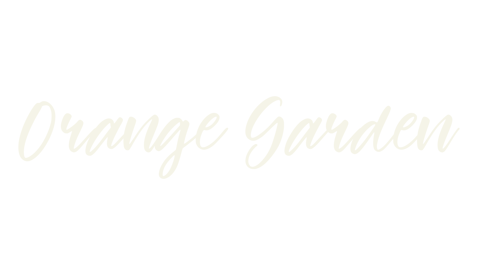 Orange Garden, fashion script font preview