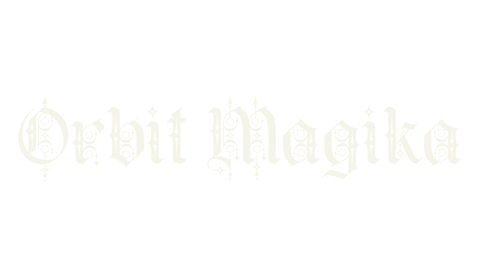 Orbit Magika, display market font preview