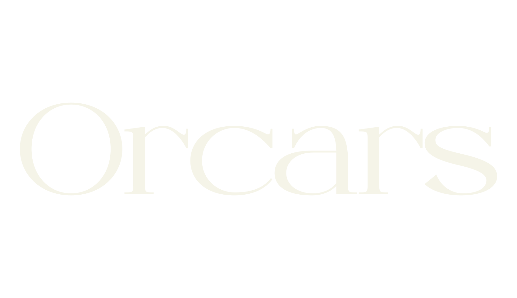 Orcars, serif font preview