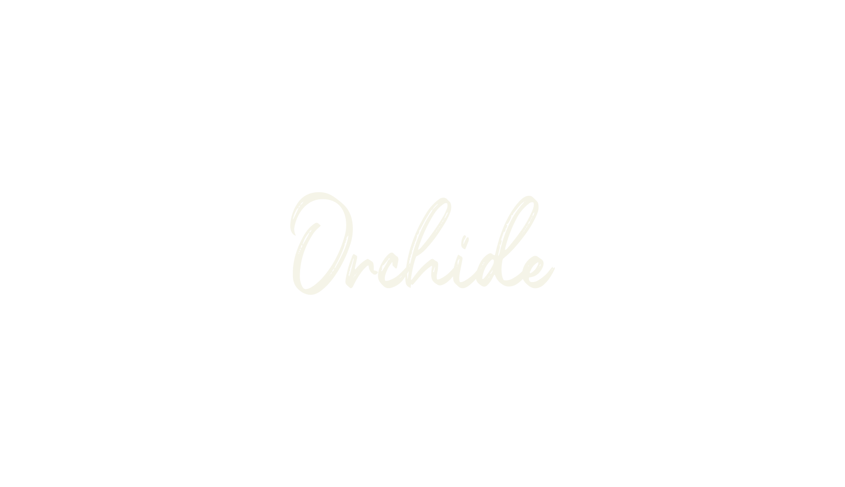 Orchide, handwritten font preview