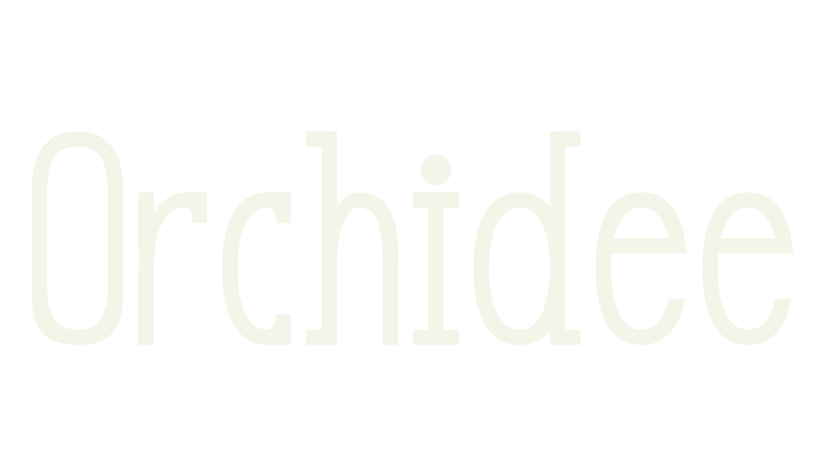 Orchidee, slab-serif font preview