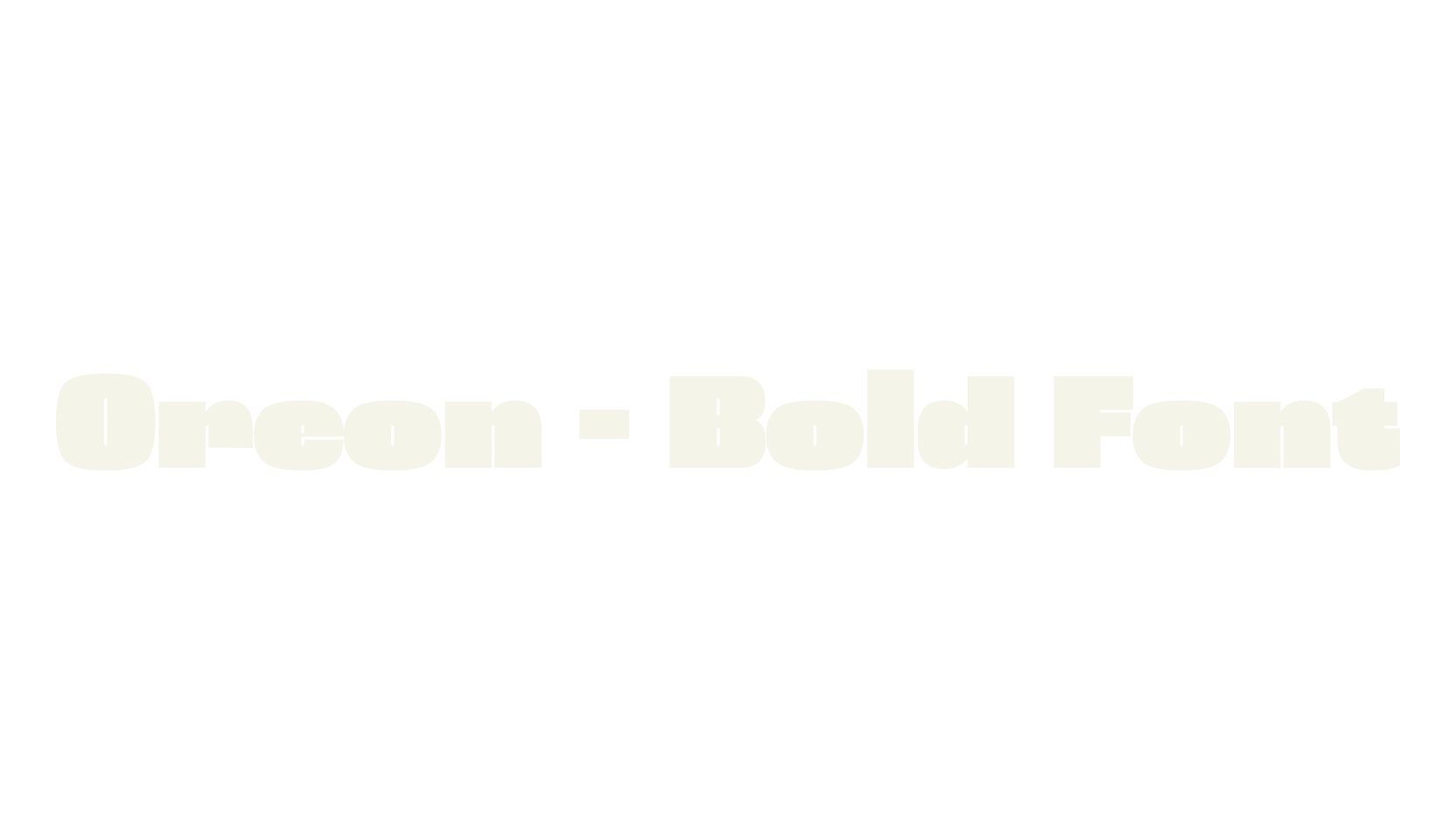 Oreon - Bold Font, bold font preview