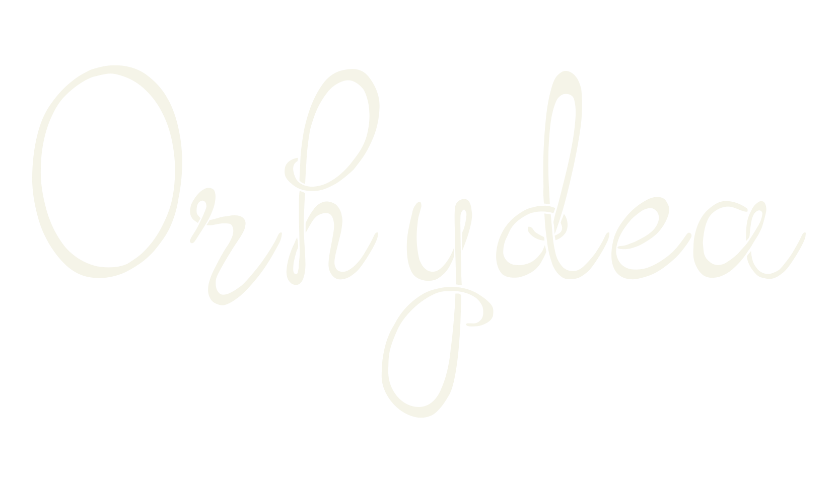 Orhydea, display font preview