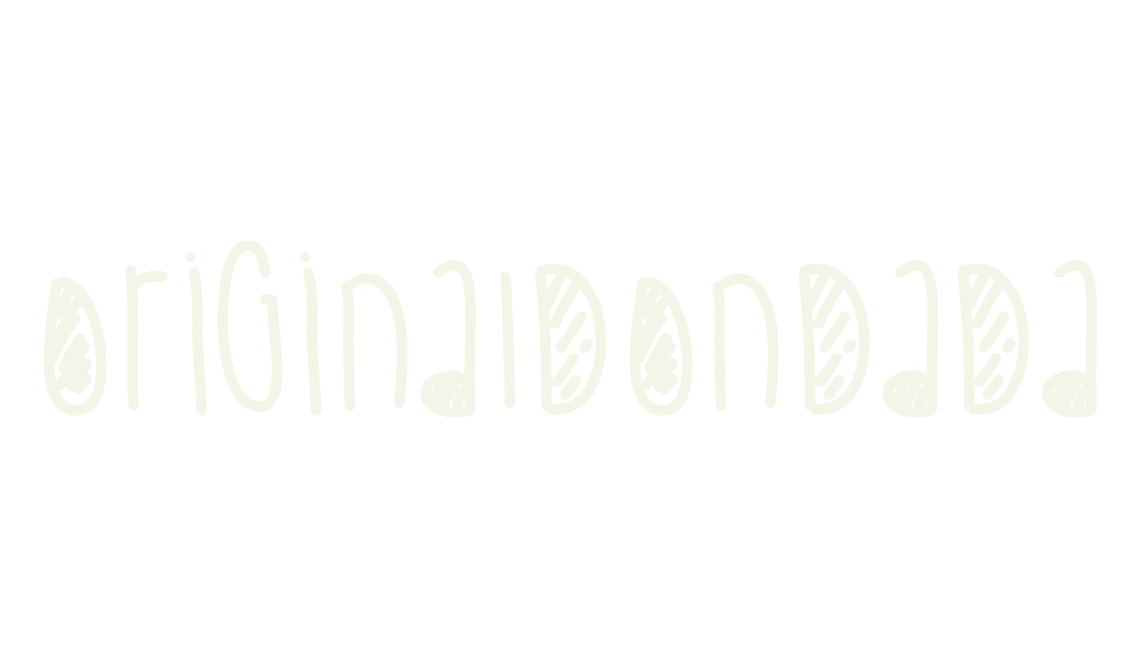 OriginalDonDada, handwritten font preview