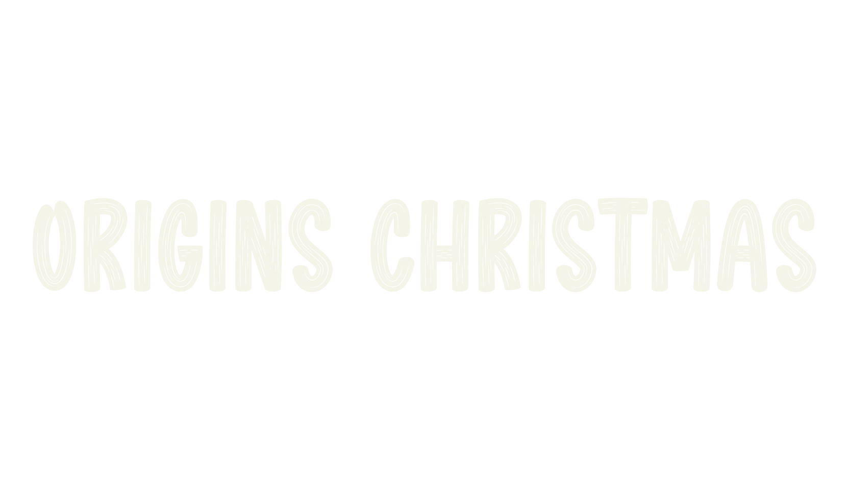 Origins Christmas, christmas font preview