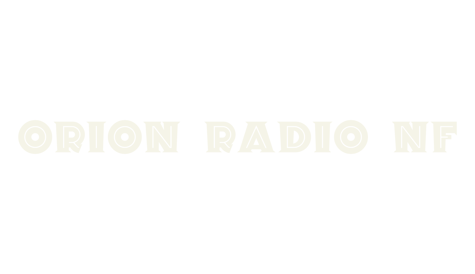 Orion Radio NF, display market font preview