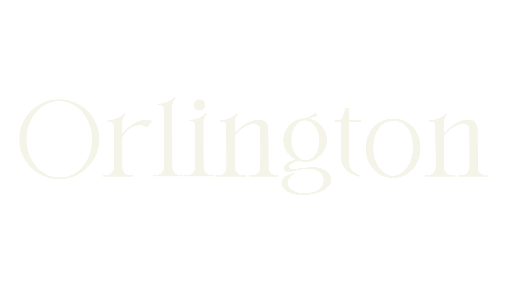 Orlington, handwriting font preview