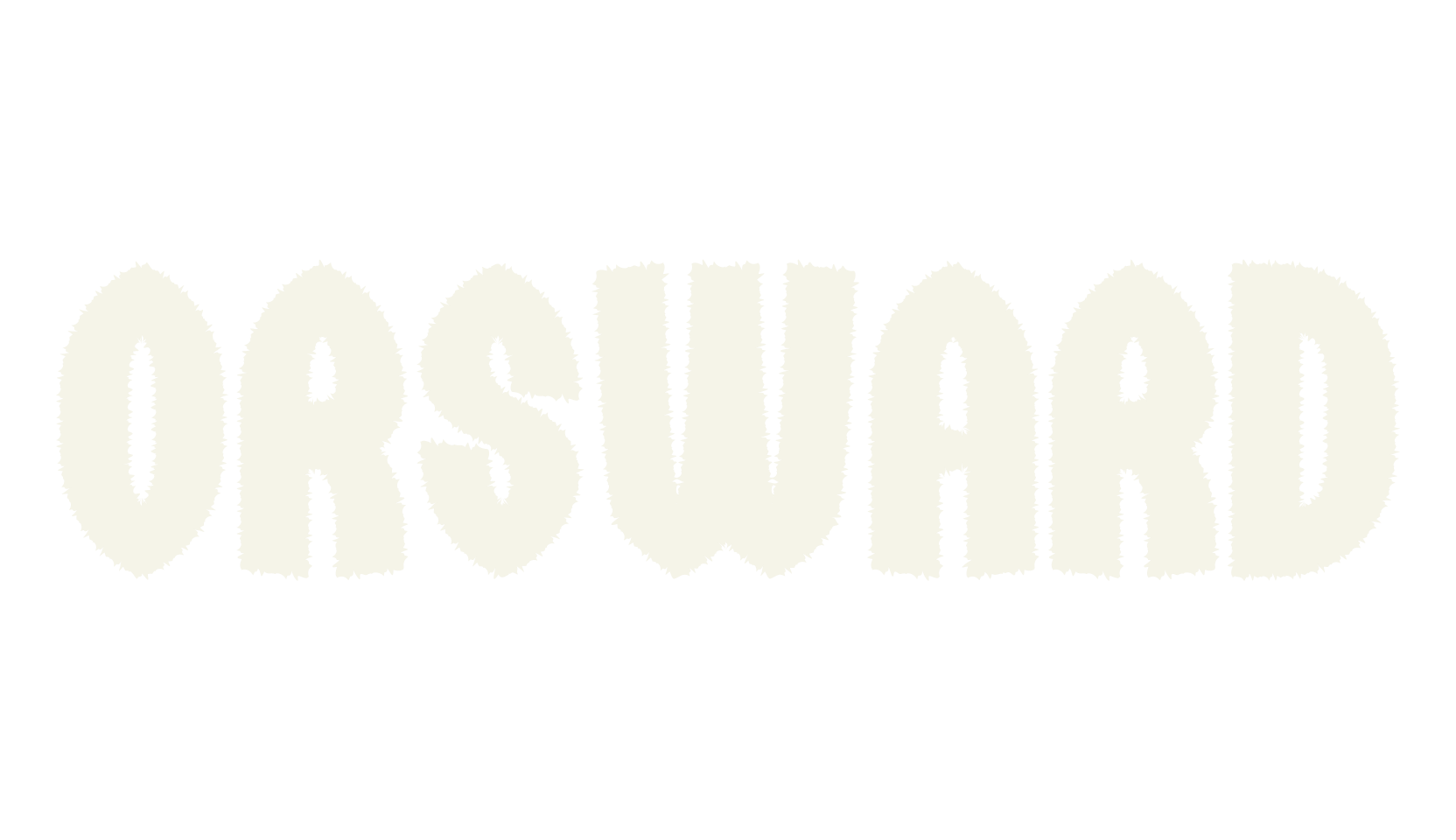 Orsward, blackletter font preview