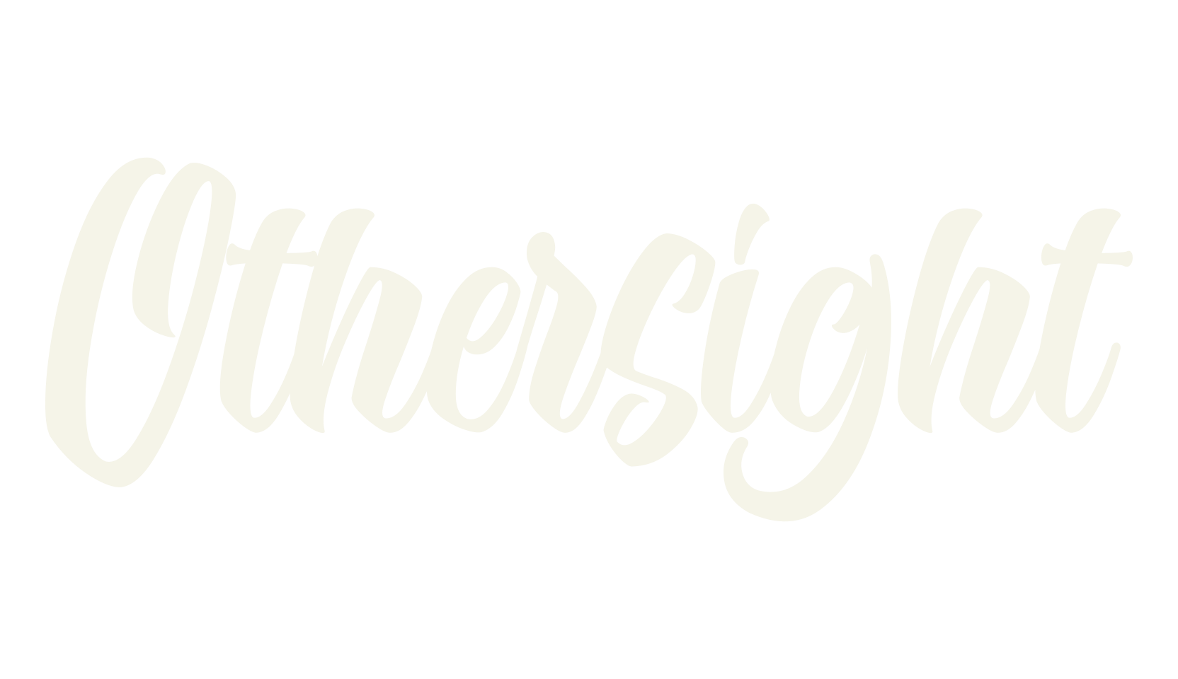 Othersight, script font preview