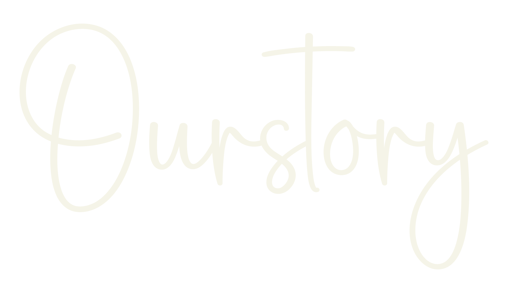 Ourstory, calligraphy font preview
