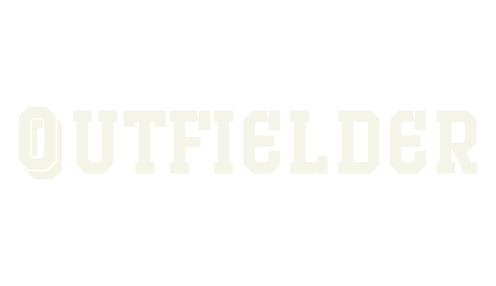 Outfielder, jersey font preview