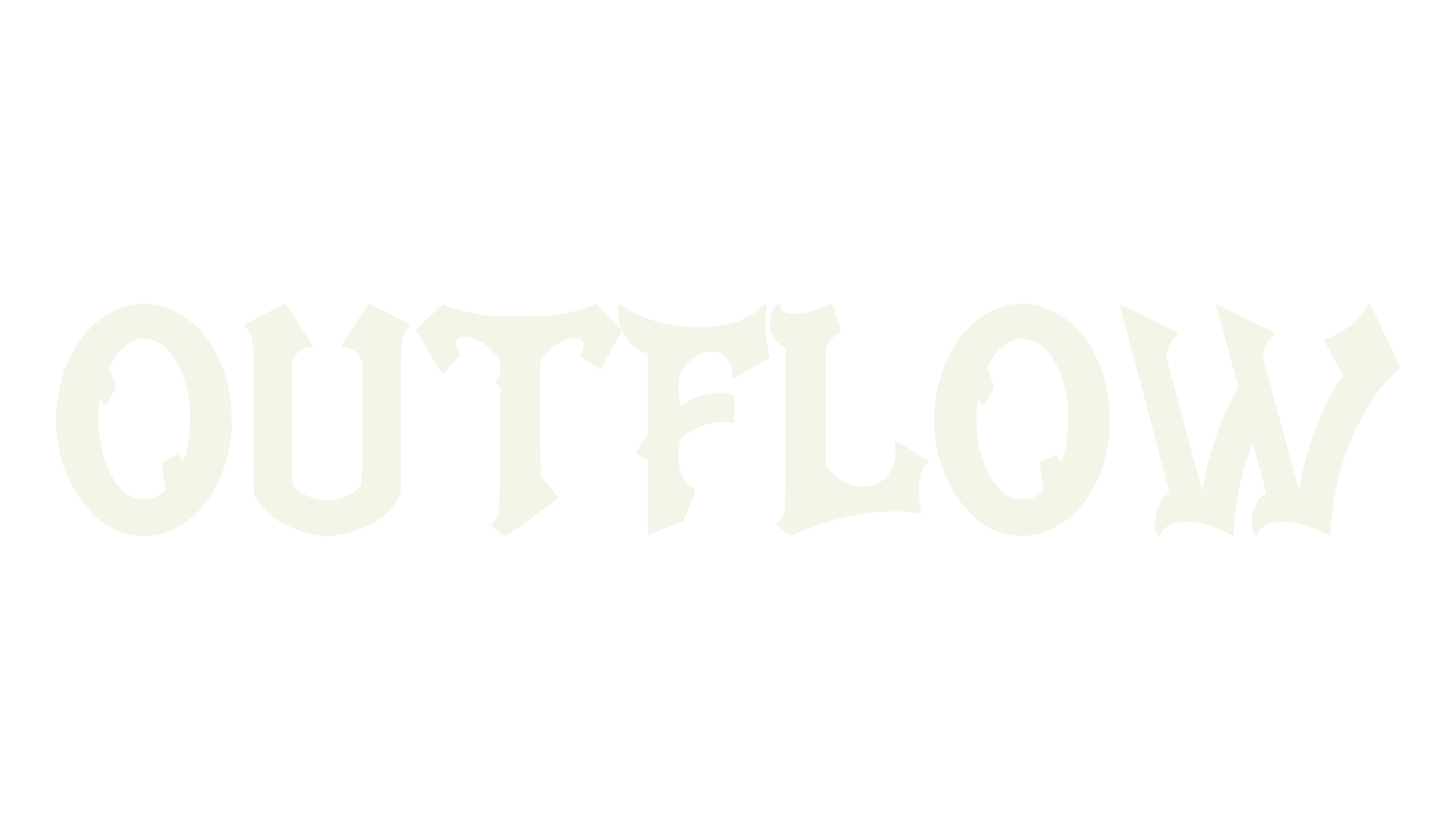 Outflow, band font preview