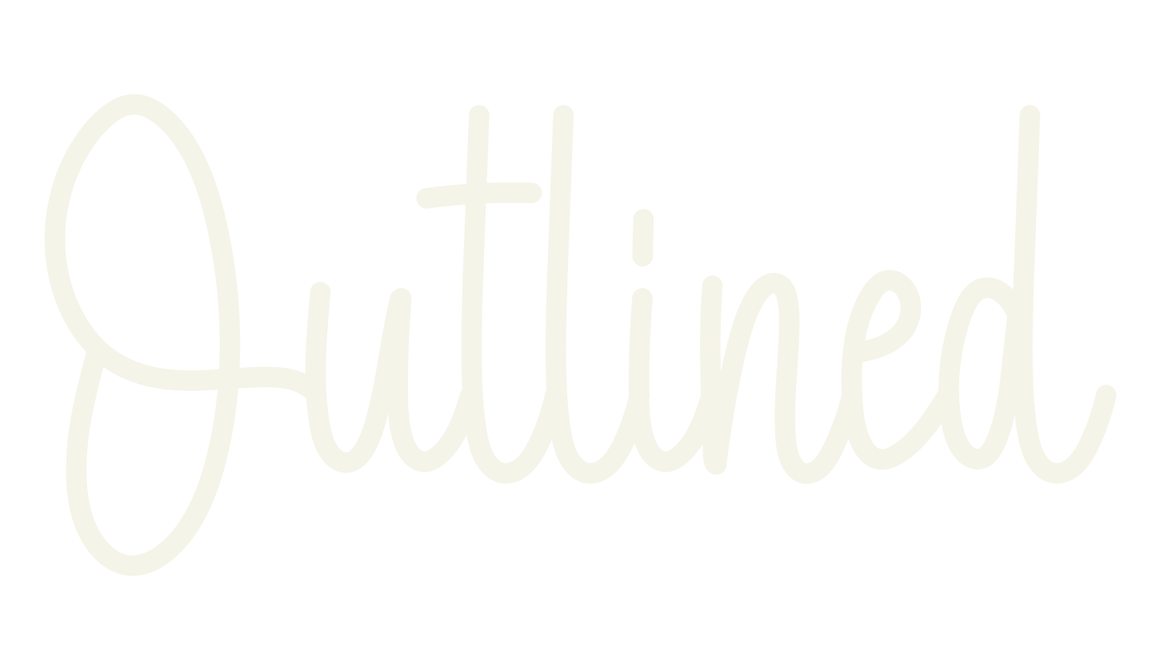 Outlined, calligraphy font preview