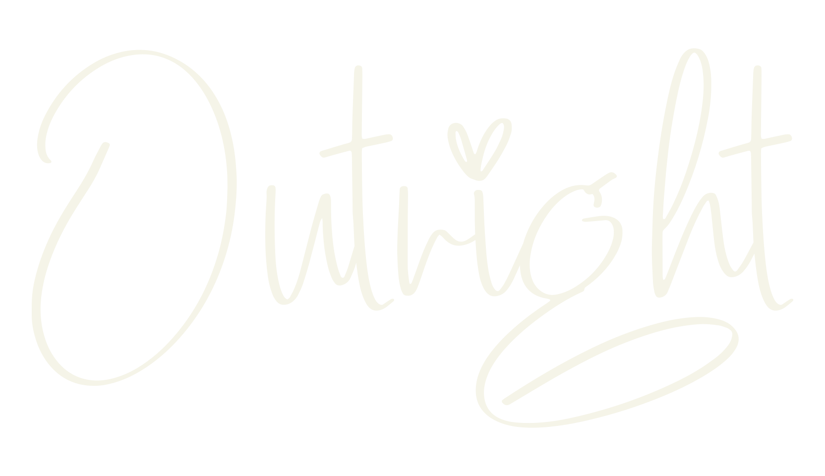 Outright, calligraphy font preview