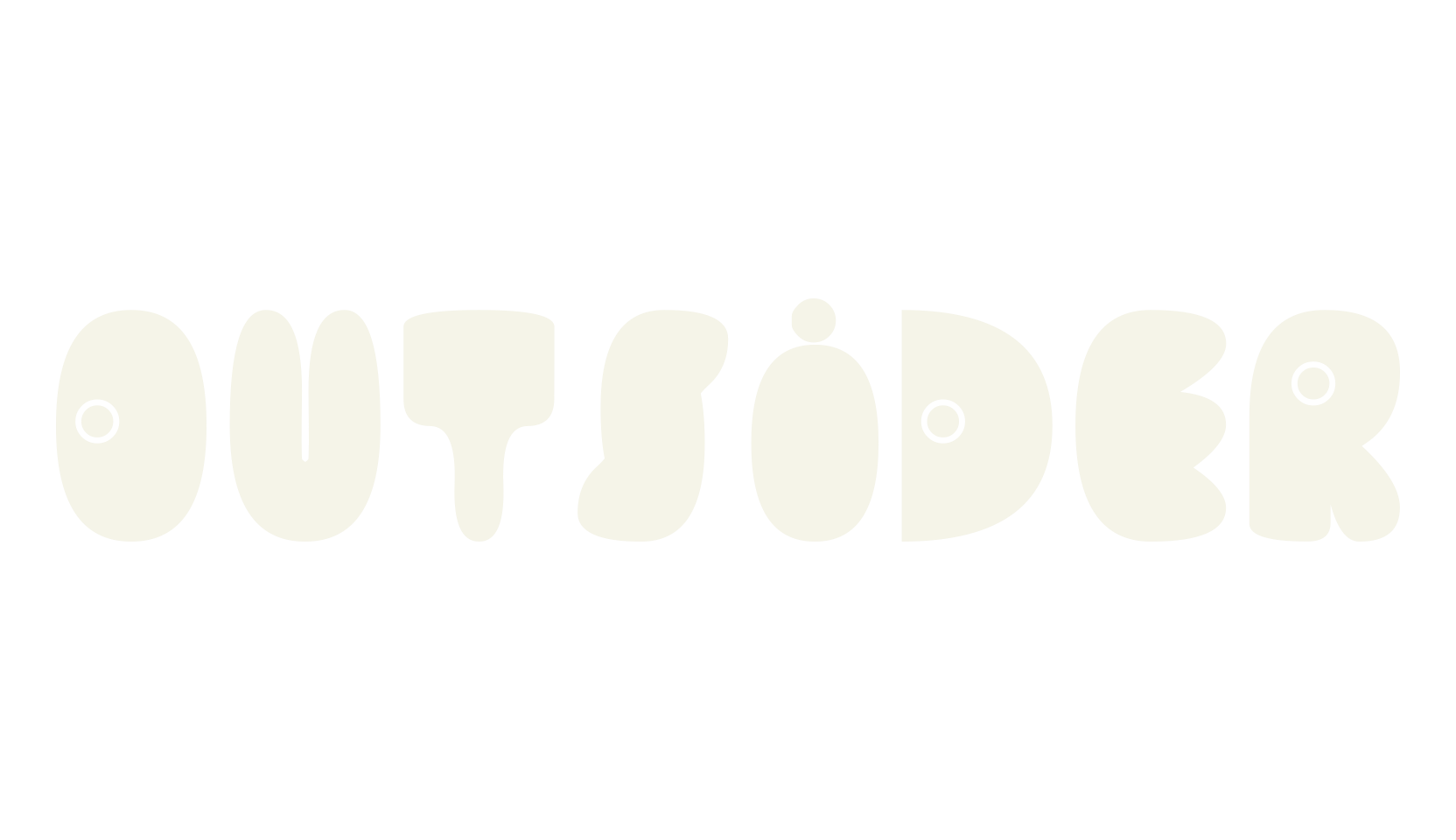 Outsider, bizarre font preview