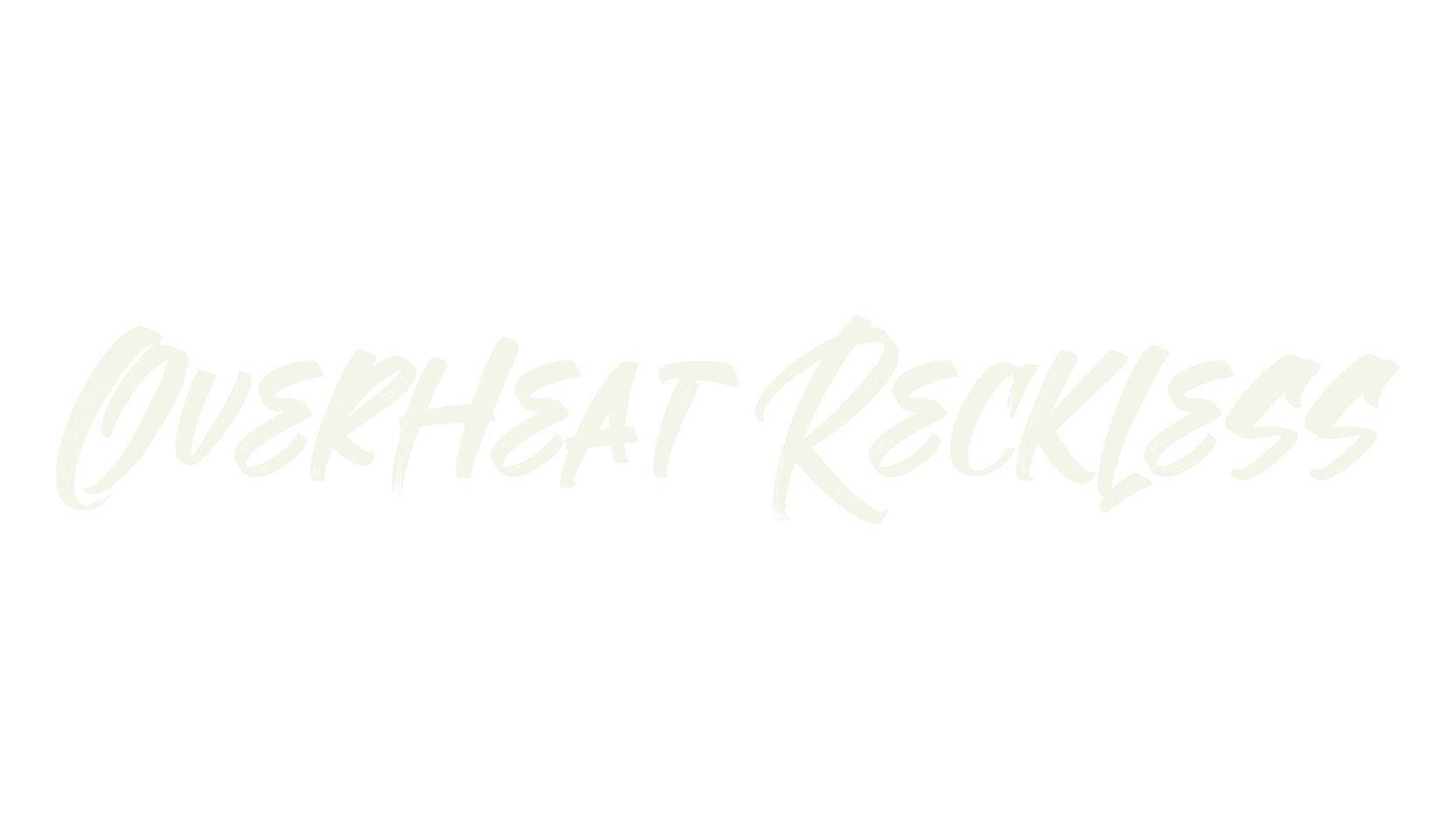 Overheat Reckless, graffiti font preview