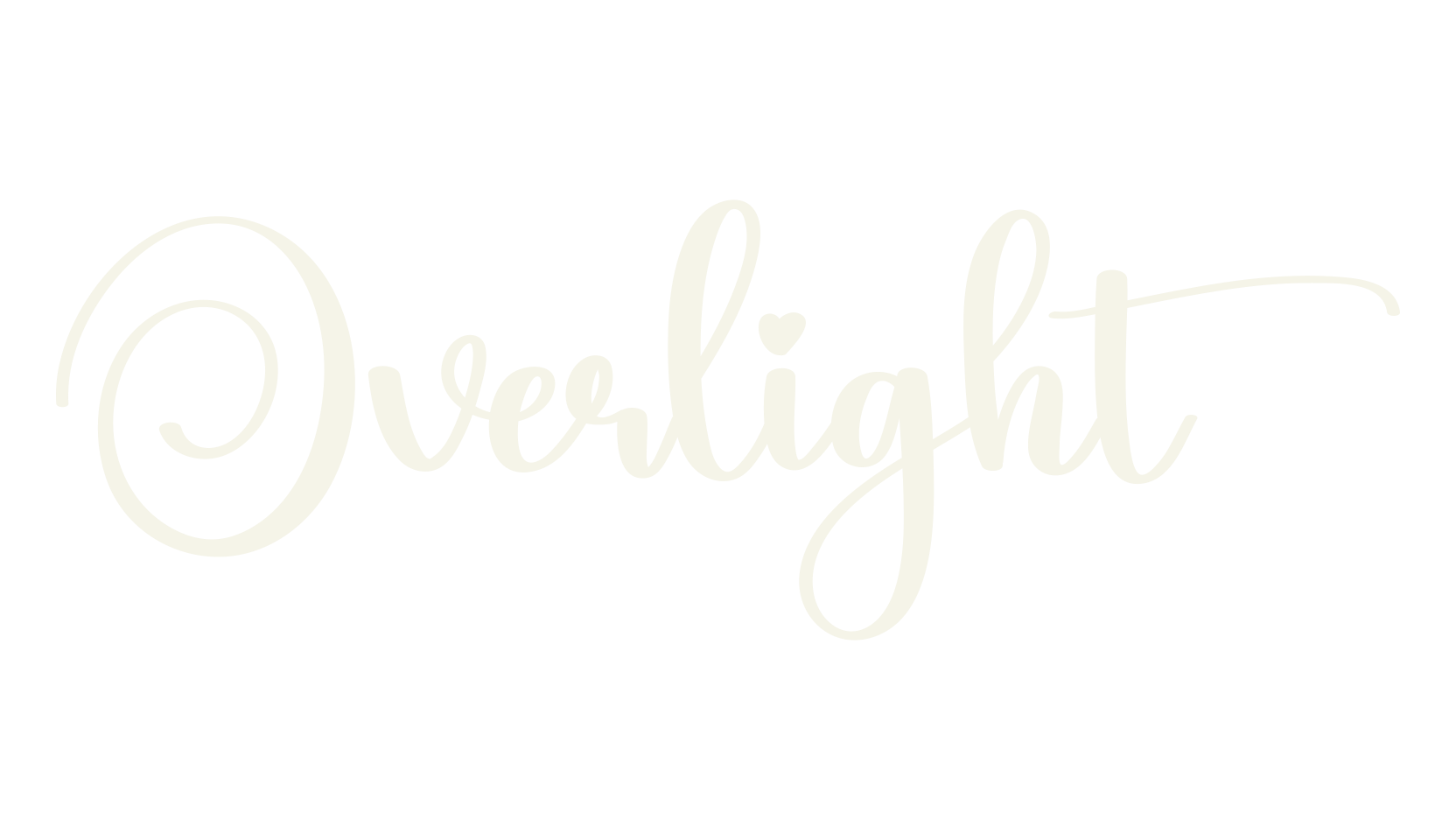 Overlight, fashion script font preview