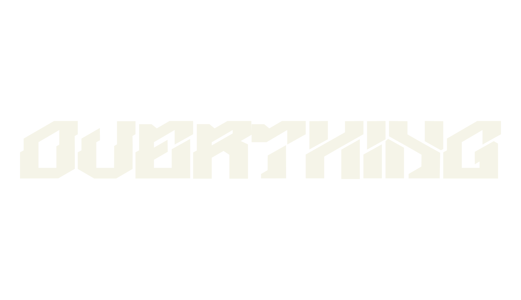 Overthing, cyberpunk font preview
