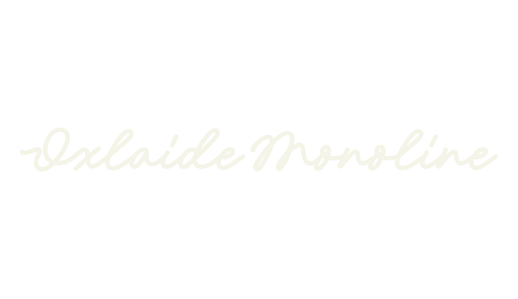 Oxlaide Monoline, fancy font preview
